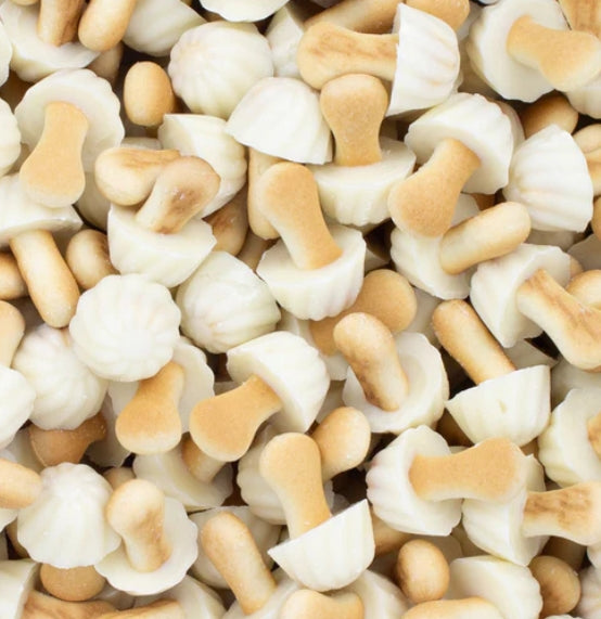 Champignons Chocolat Blanc