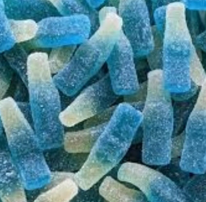 Bouteilles Bleues Acidulées Framboise