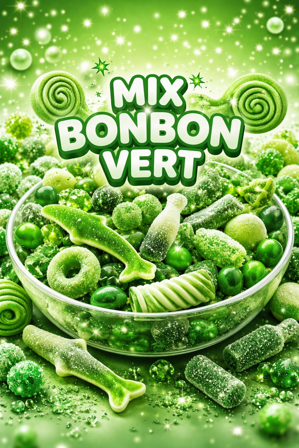 Sachet Mystère - Mix Bonbon Vert