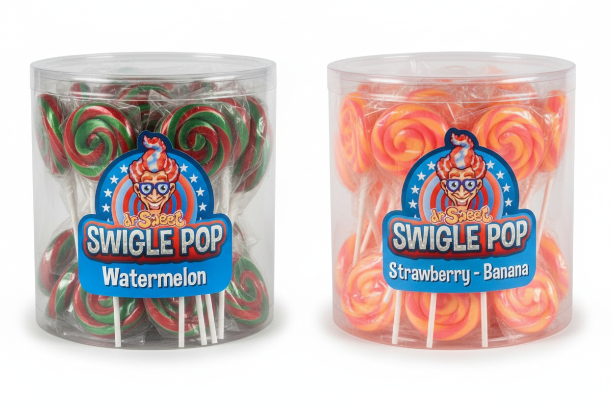 Swigle Pop Pastèque et Fraise-Banane