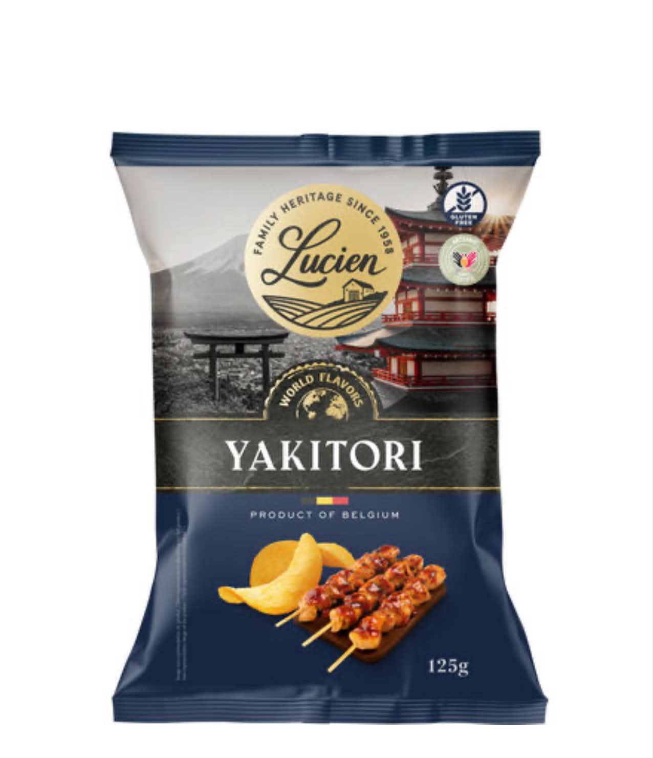 Chips Lucien Yakitori 125g