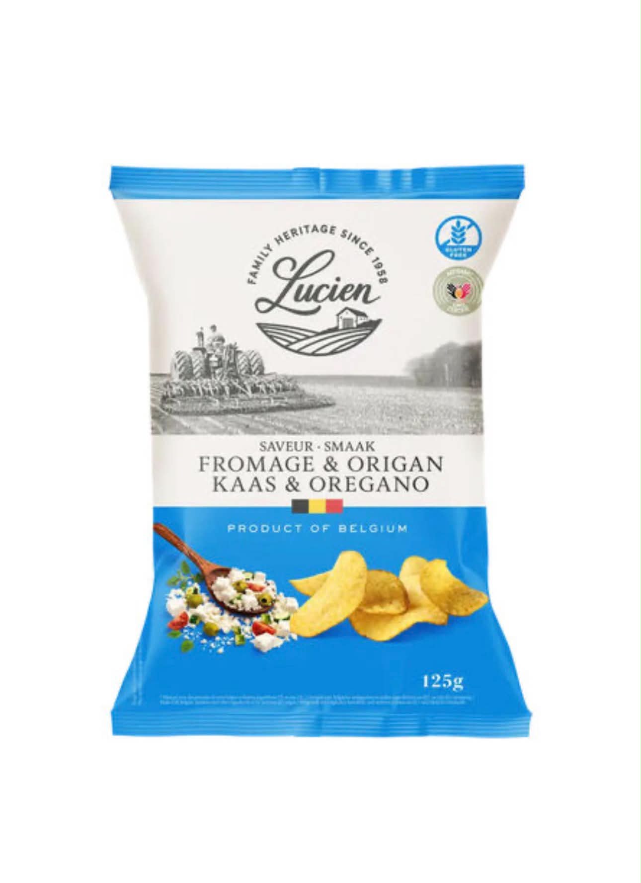 Chips Lucien Fromage & Origan 125g
